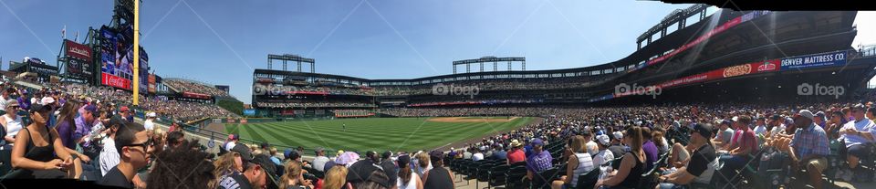 1...2...3 strikes you're out !!! - Coors Field