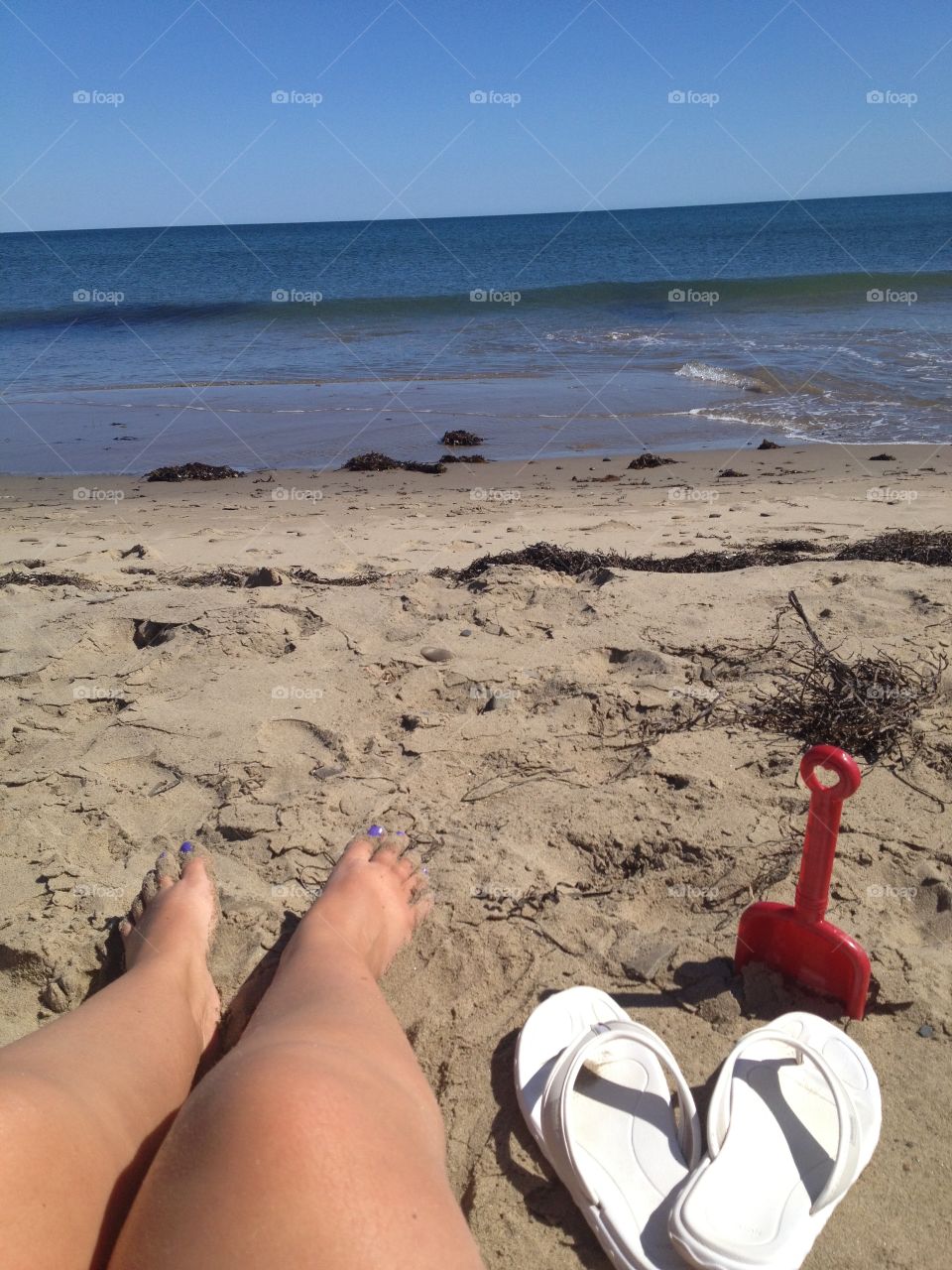 Having my feet in the sand at the beach is the best feeling 
