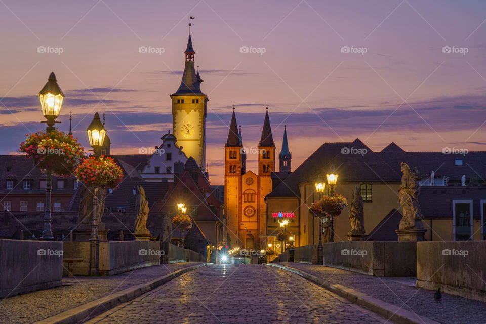 Würzburg at sunrise