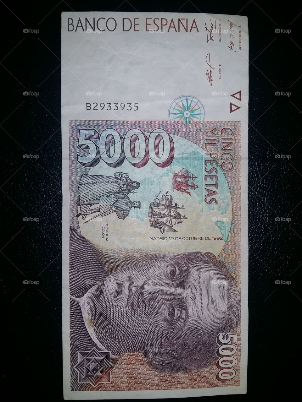 Billete 5.000 pesetas Juan Carlos I España