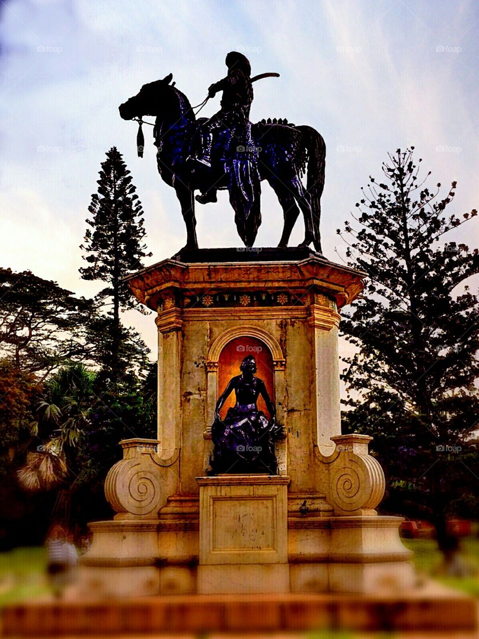 Prince Srikanta Wadyar. This one is the statue of Prince Srikanta Wadyar (1953 - 2013), the only son of the last ruling Maharaja of Mysore, that