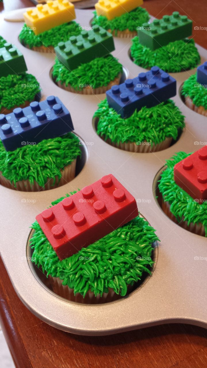 Lego Cupcakes