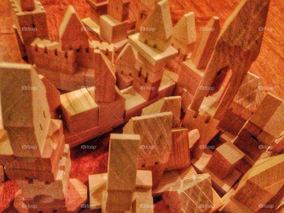 Classic Wooden Building Blocks