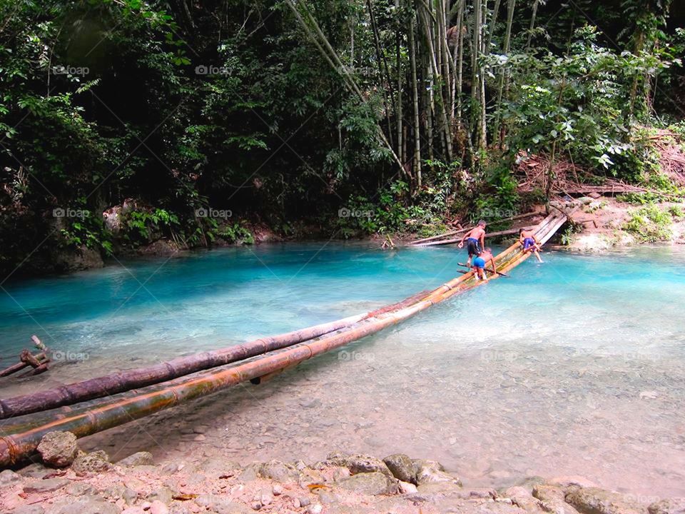 River play yard. Philippines 