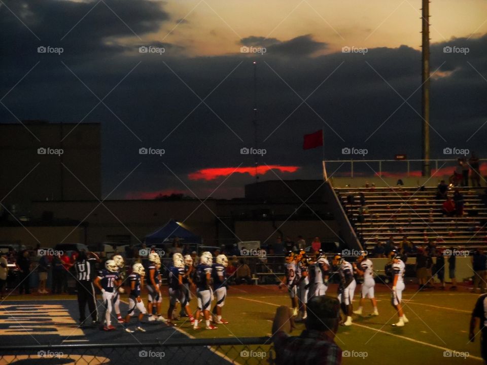 Graham vs Abilene Wylie. I always take time to capture the essence of a East Texas sunset. 👣 🚶 🏃 🔥 💨