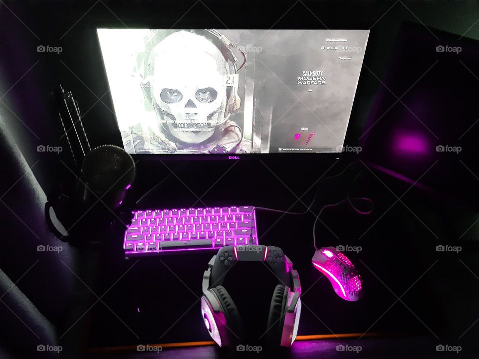 Pink Gaming Setup