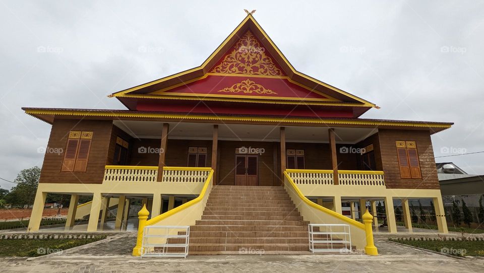 Taman warisan Melayu at Rab university Pekanbaru