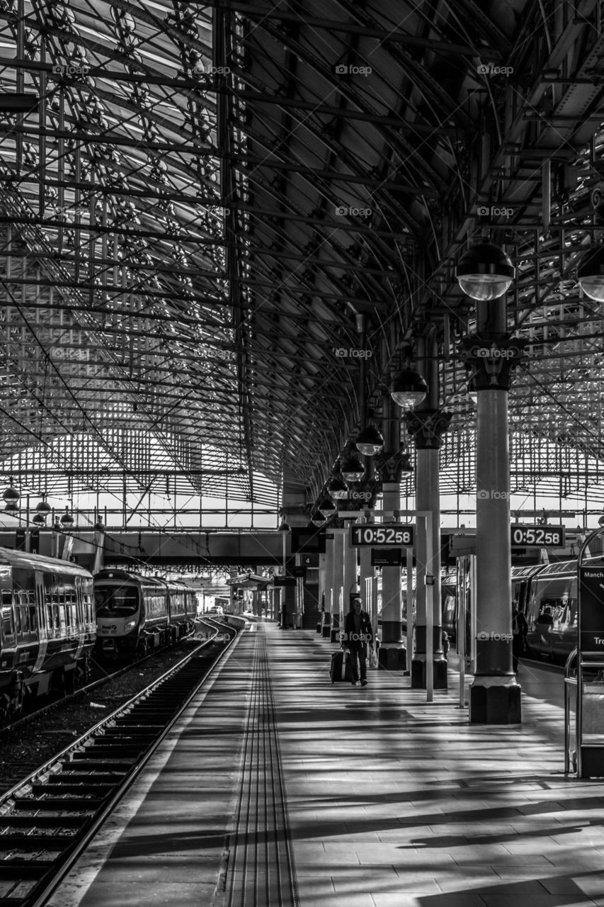 Train station Manchester Piccadilly  