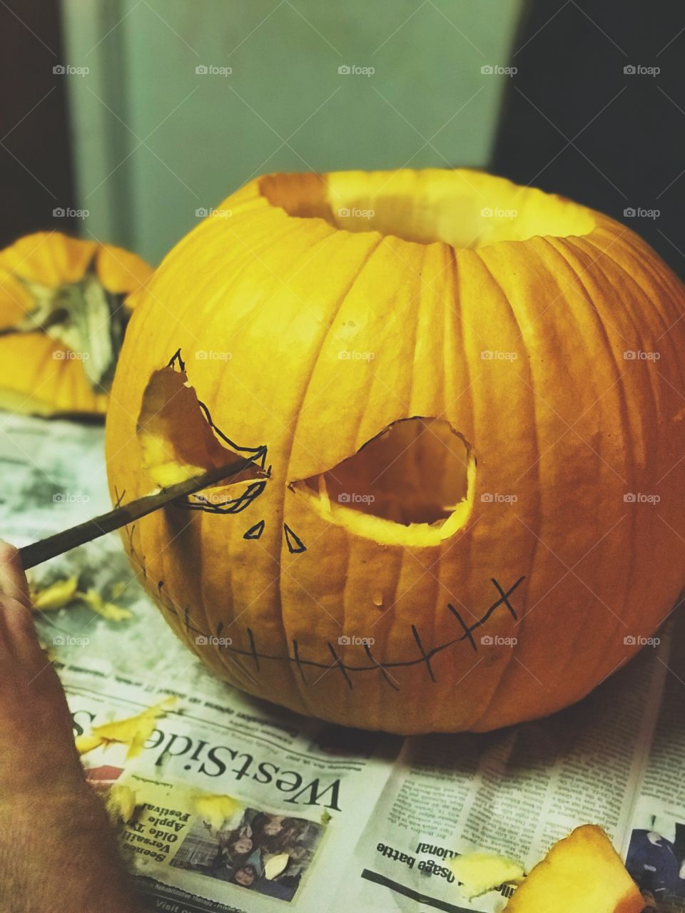Pumpkin carving 