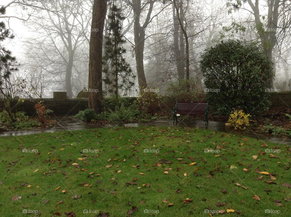 Autumn day in Haworth, England 