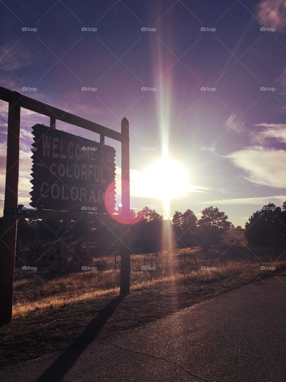 We were welcomed to Colorado with this beautiful view! 