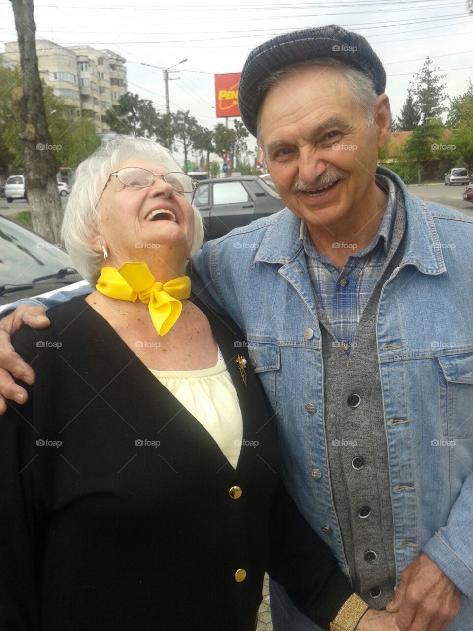 happy grandparents