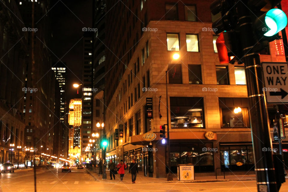 night life in Chicago