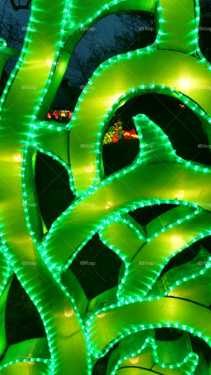 light abstract art green