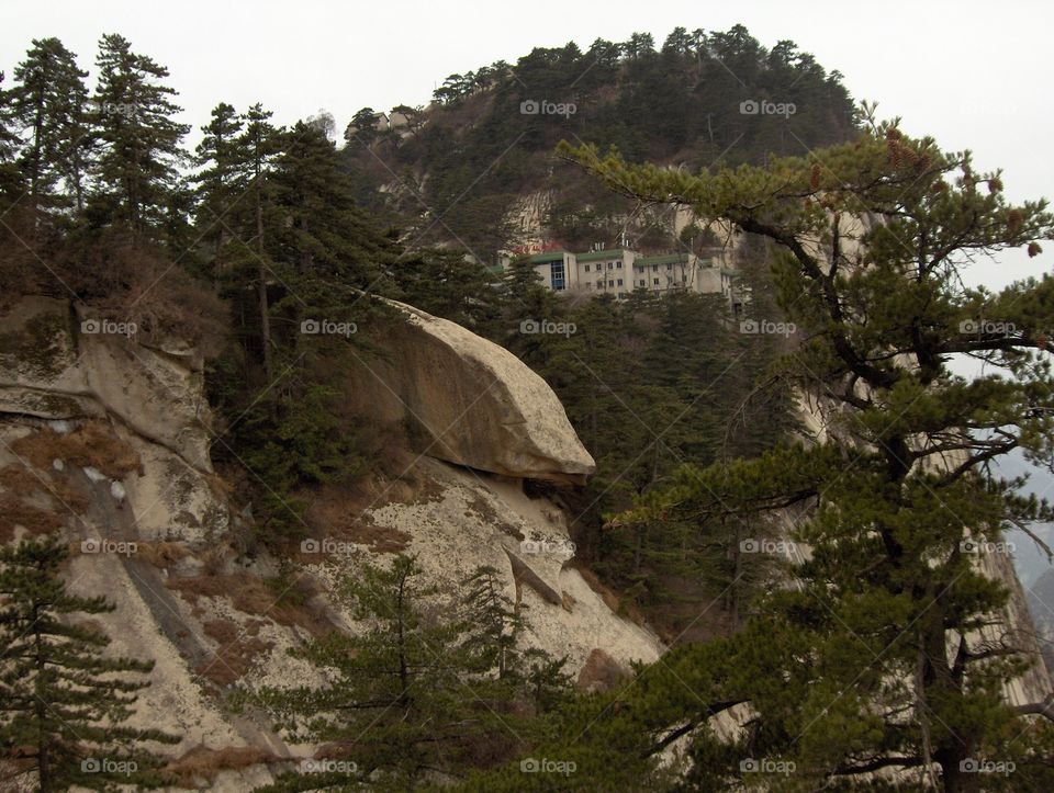 Mt Hua near Huayin in Shaanxi Province China