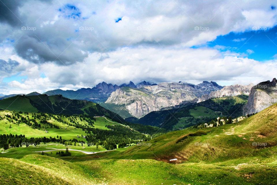 Valley in alto adige