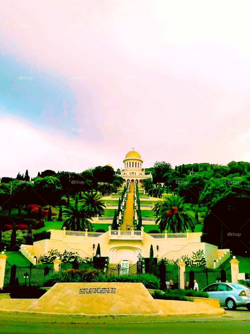 the baha'i gardens haifa