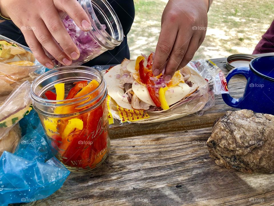 Wraps for camp lunch