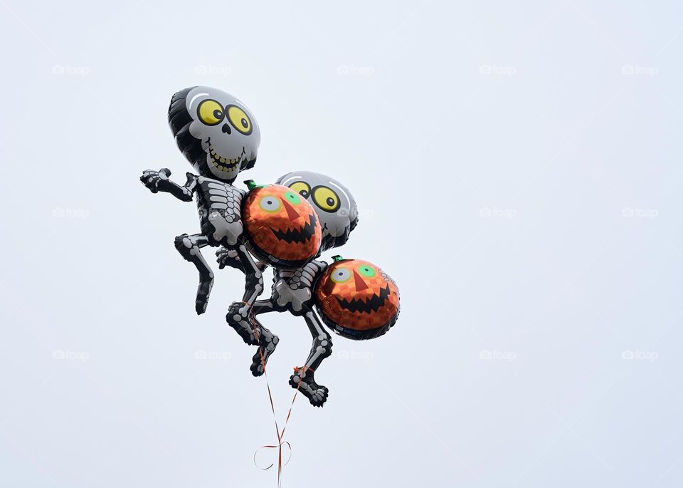 Skeleton Halloween Balloons