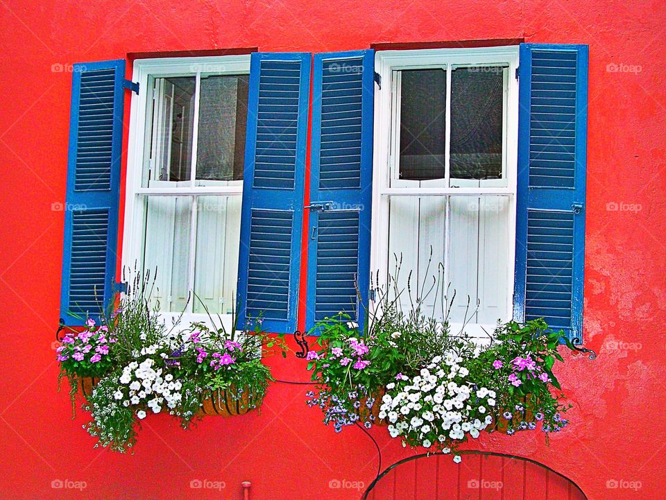 View of a window