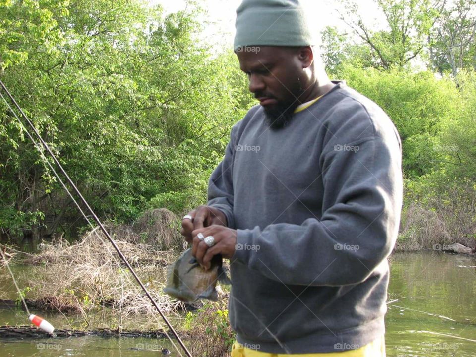 Fishing . Out fishing in Arkansas 