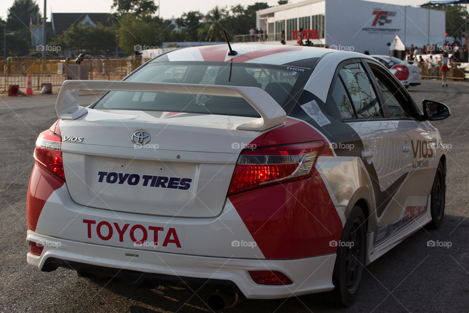 Toyota vios racing show