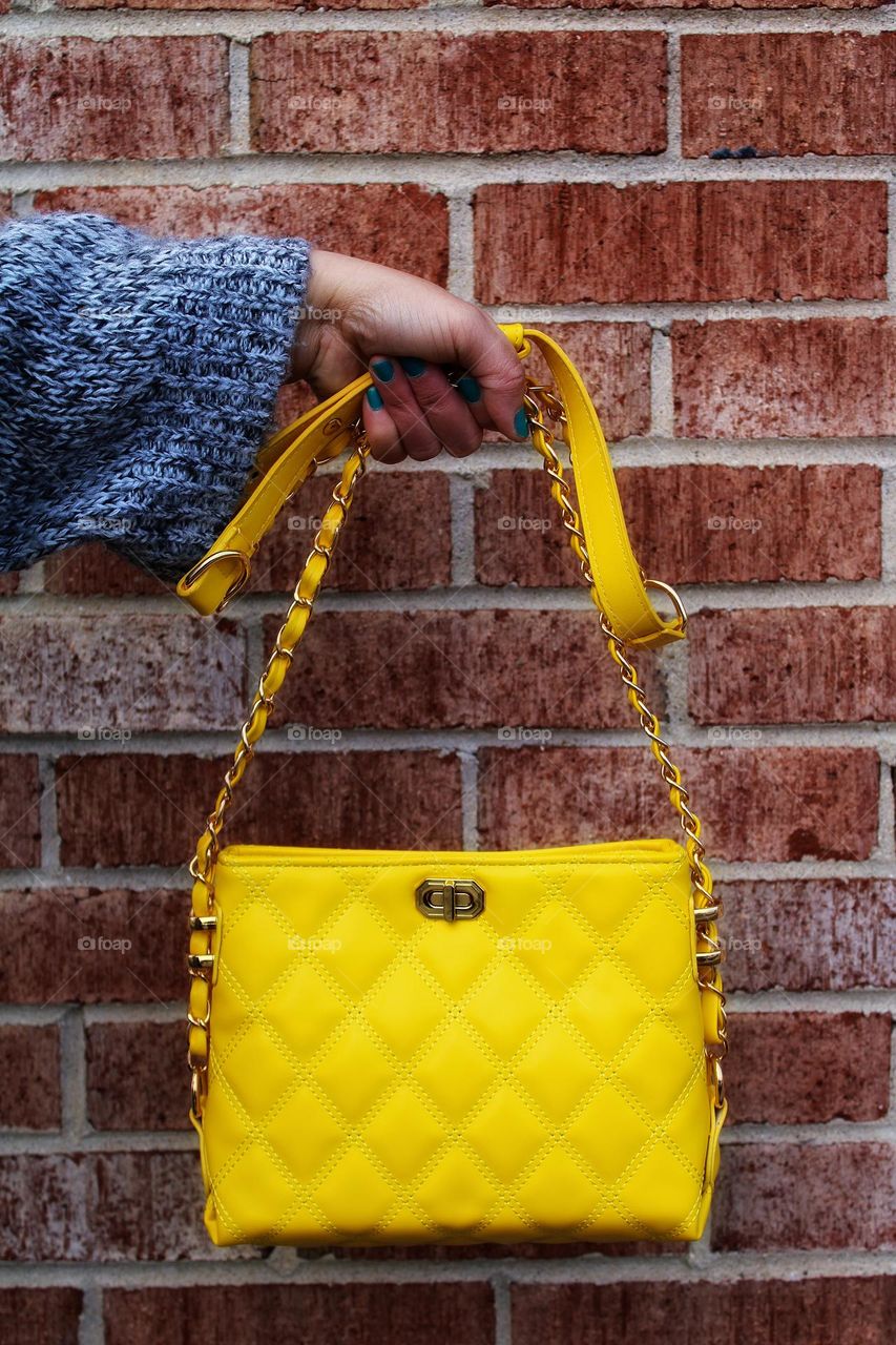 yellow bag