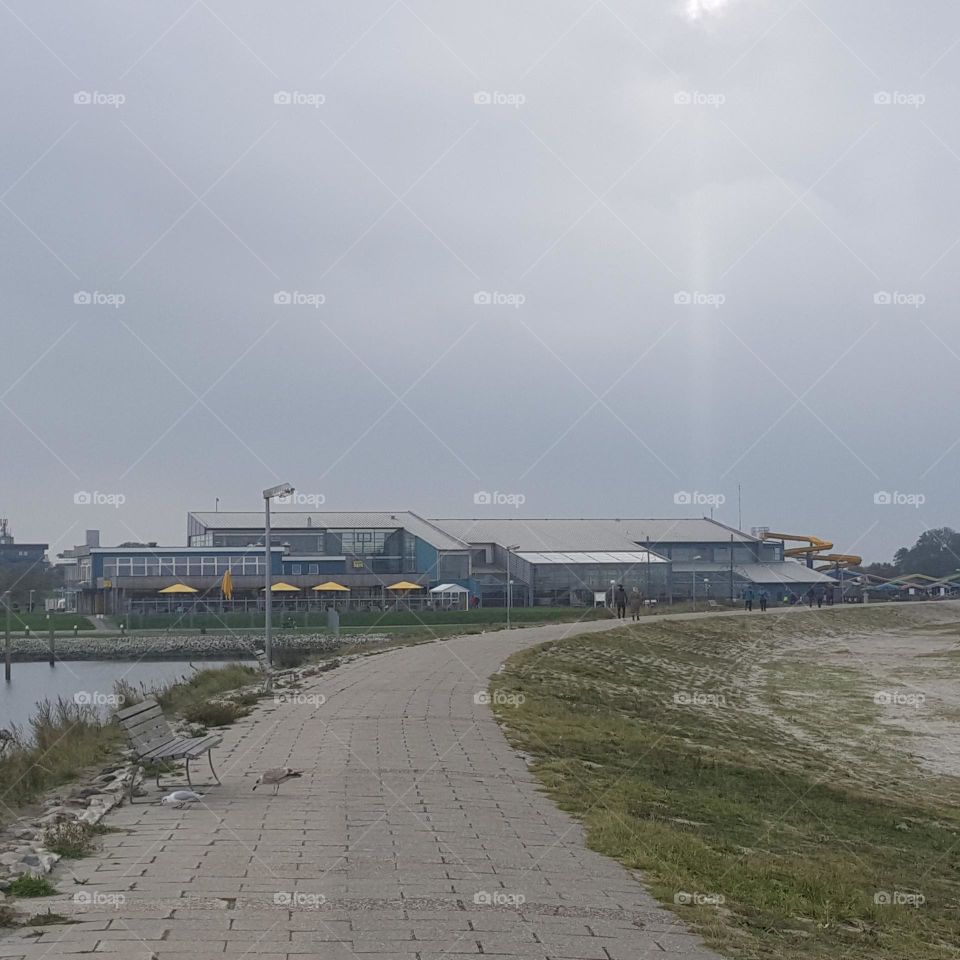 Ein Sonnenstrahl am Nordseebad