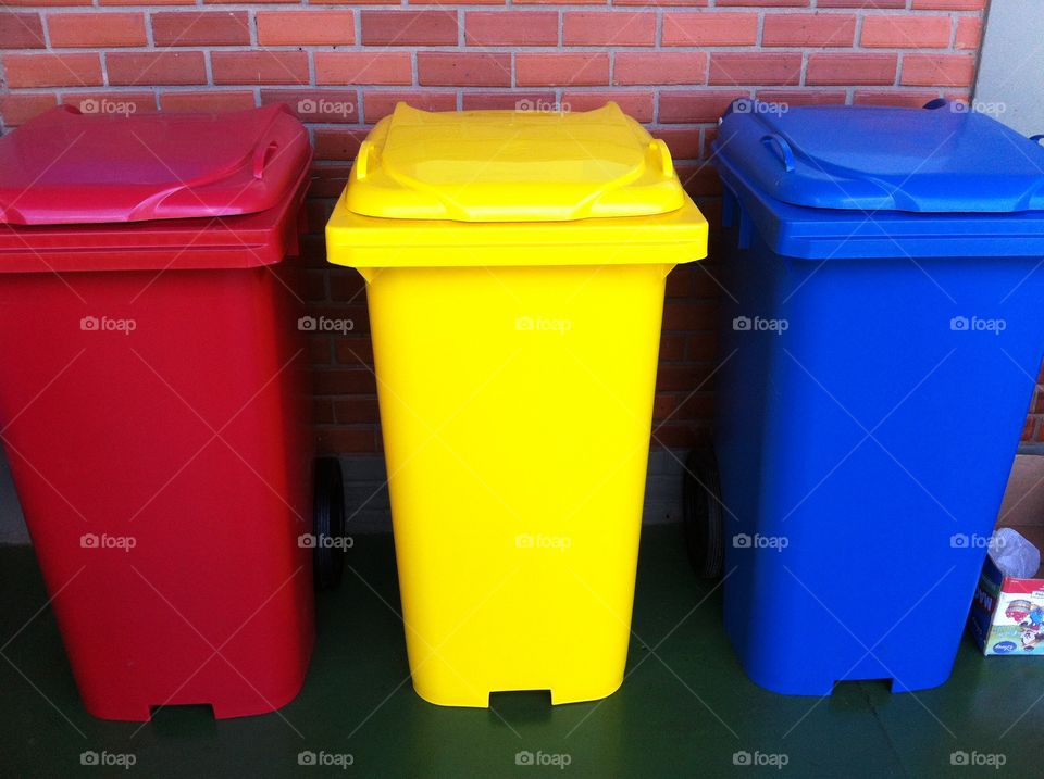 Colorful trash