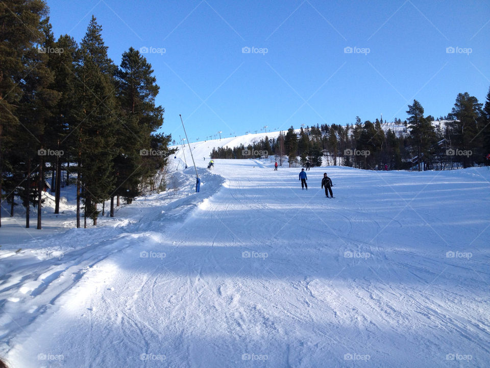 snow sweden hill ski by andersdyr