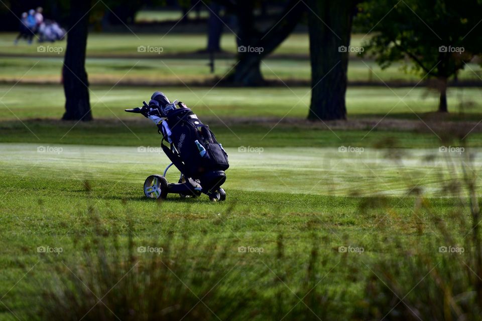 Tee off down on the fairway