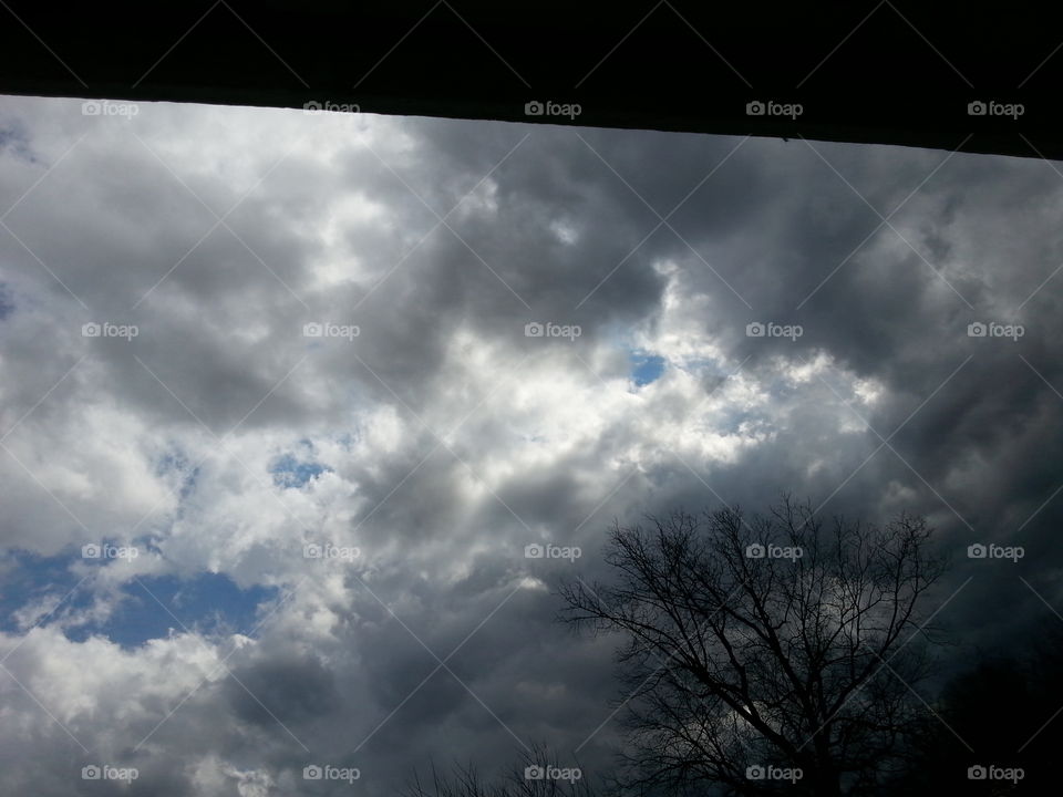 storm clouds
