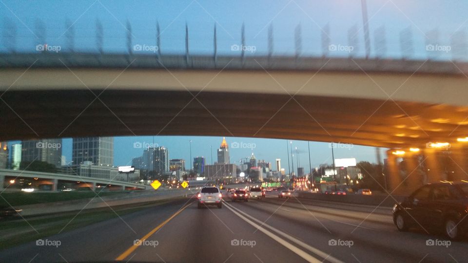 Downtown Atlanta After Sunset