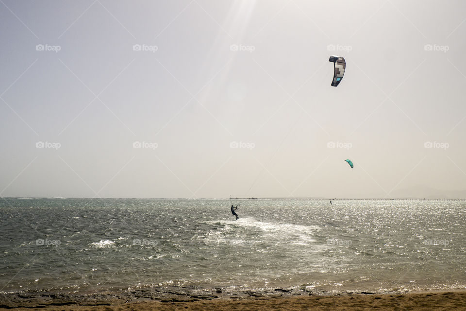 kitesurfing in Egypt