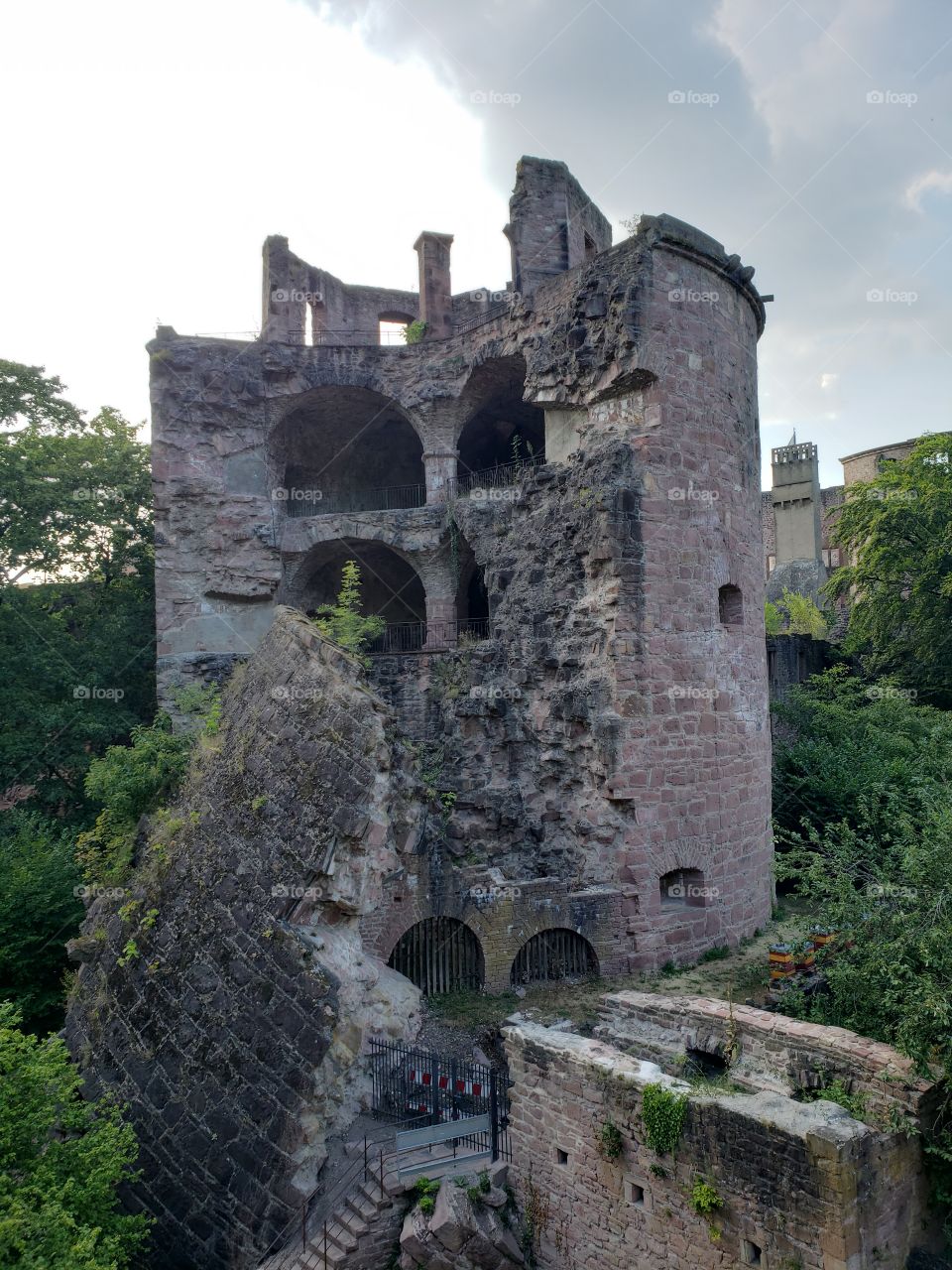 la decadencia de un castillo alemán