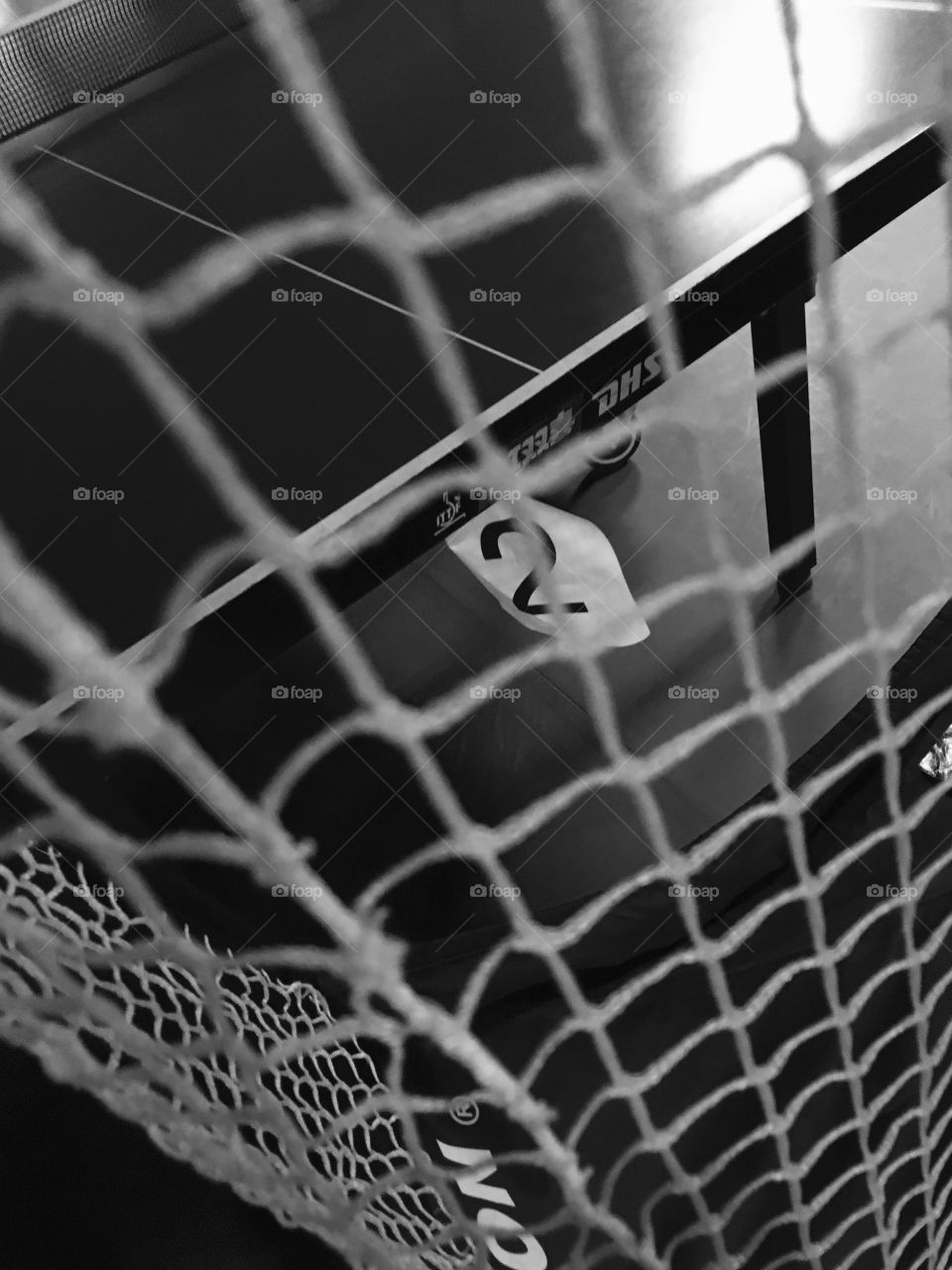 Table Tennis Net Close Up