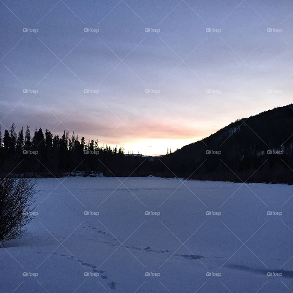 Gorgeous sunrise run this AM. 