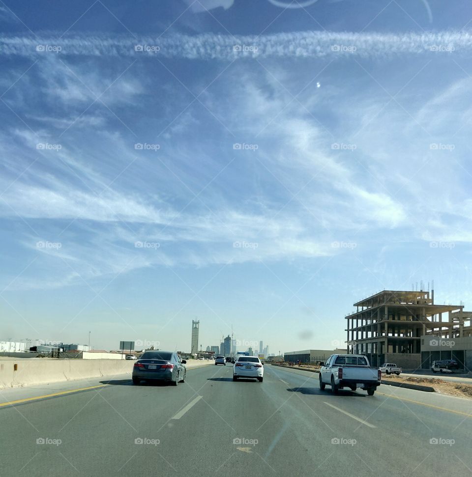 Riyadh Saudi Arabia Road veiw