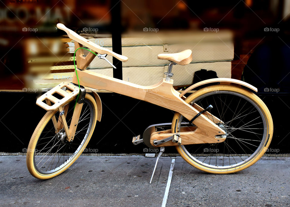 Wooden bike