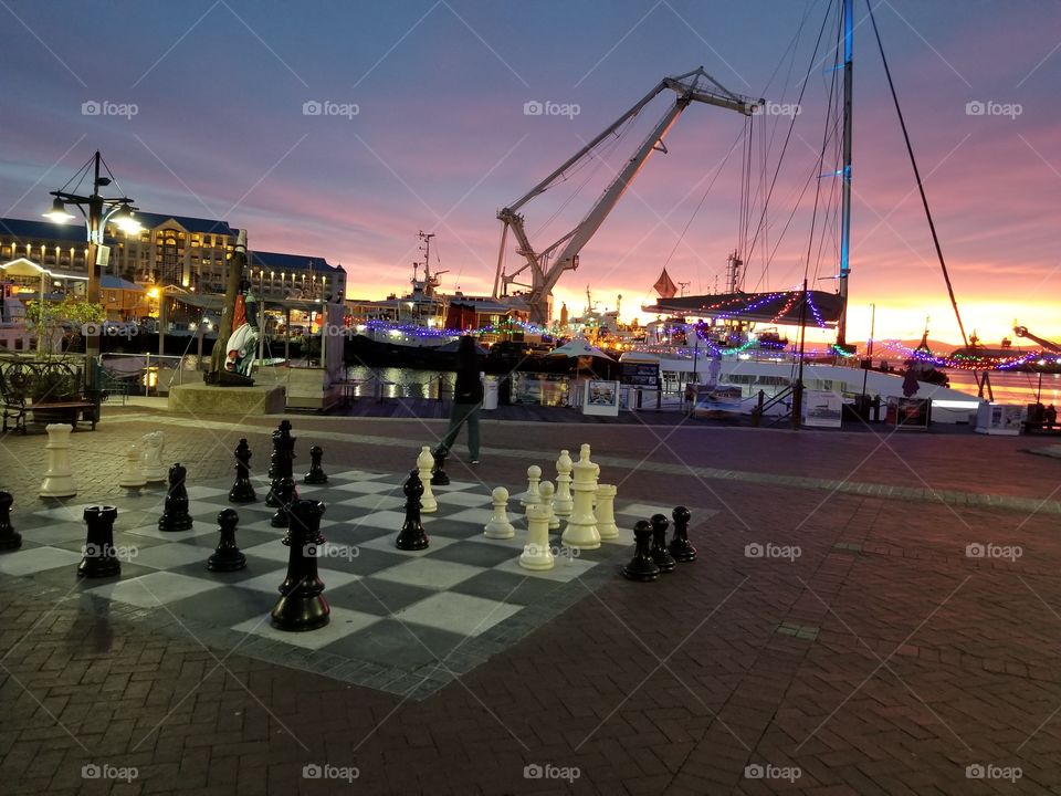 Chess, ships, and a sunrise in South Africa