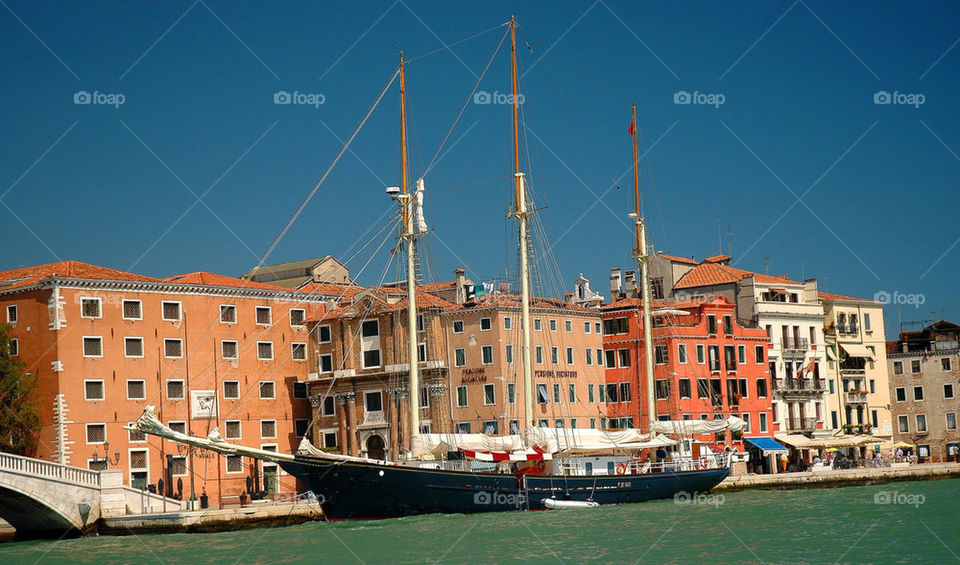 italy boats buildings windows by illusionfactory