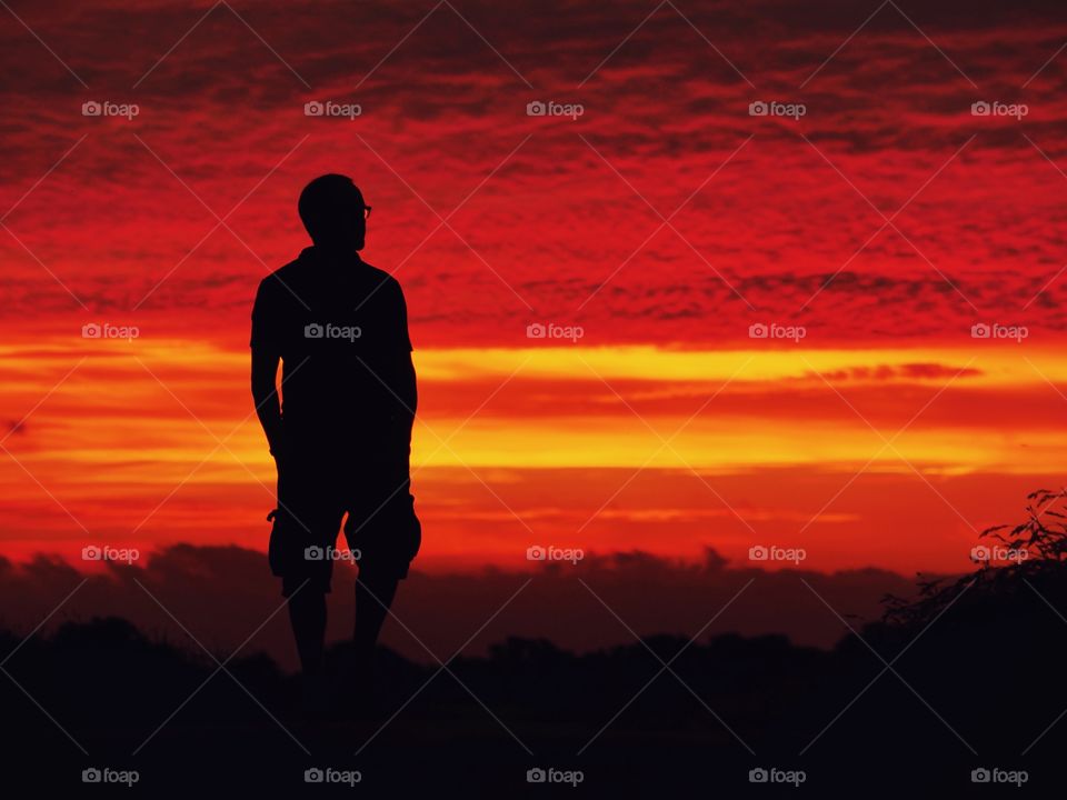 Sunset silhouette