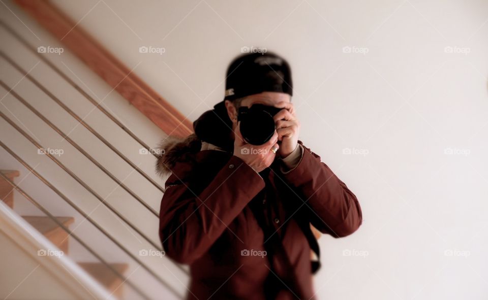 Photo Of A Photographer, Self Portrait In The Mirror 