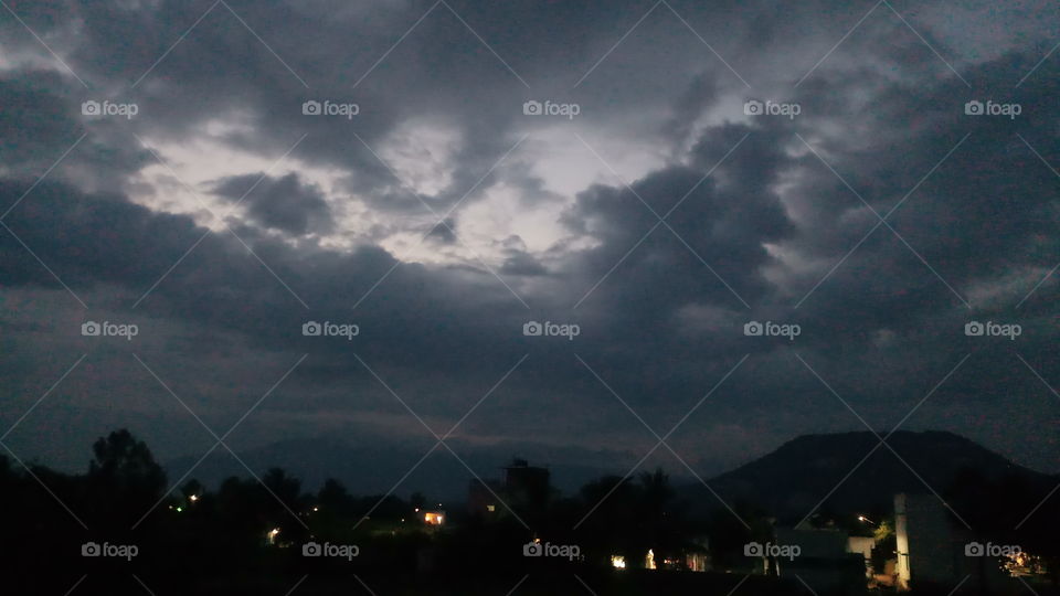 This is sunset of evening and nature