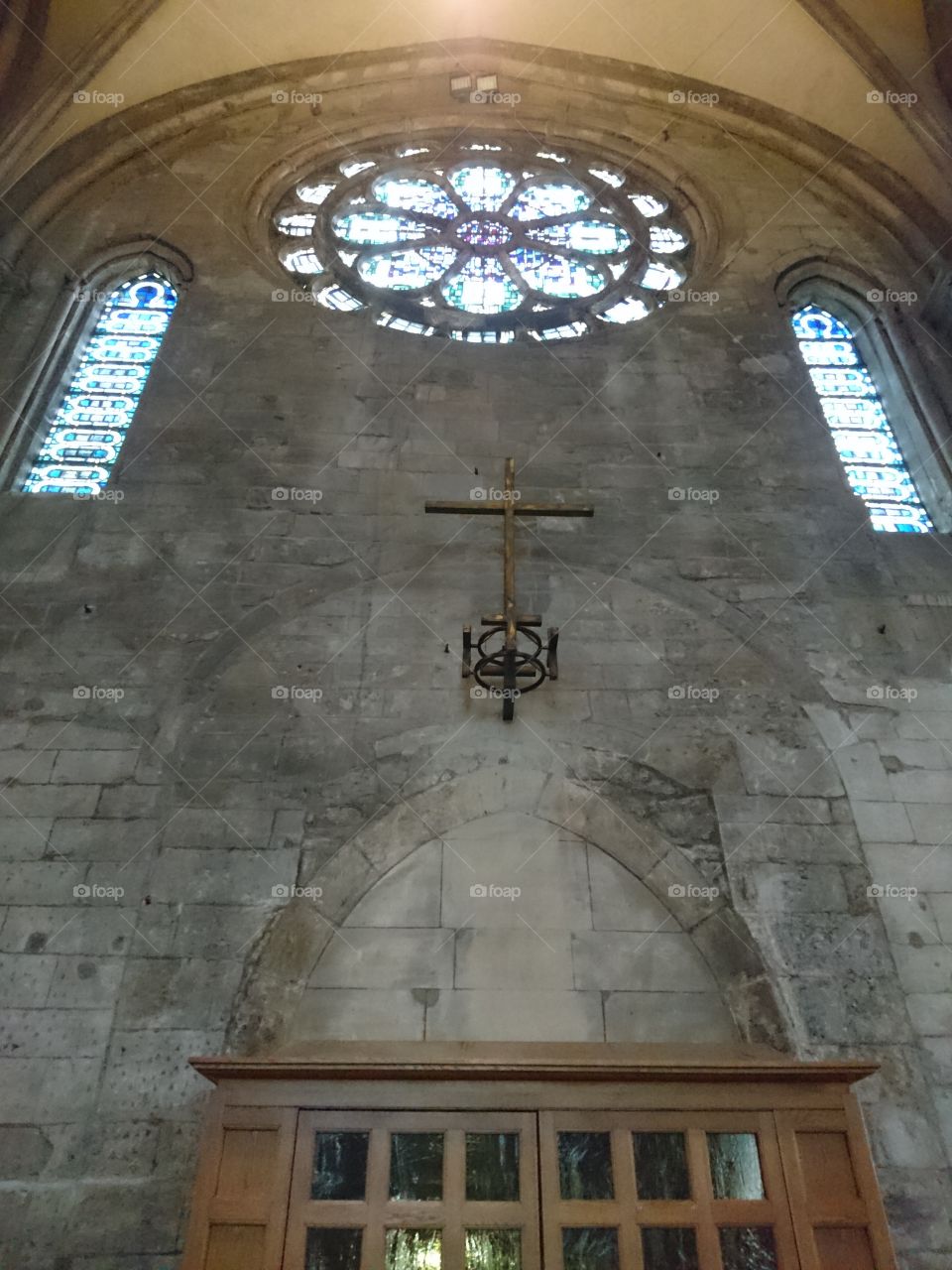 cross in church