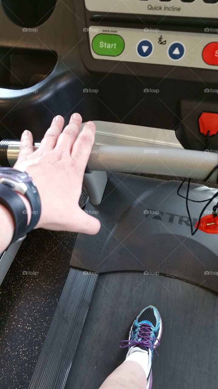 Treadmill hand and foot