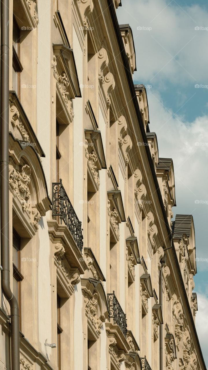 beautiful facade of the hotel