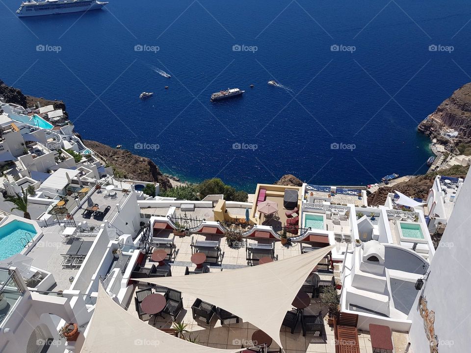 View of Santorini