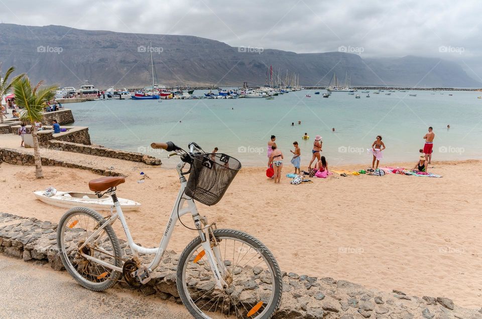 Bicycle by the beach