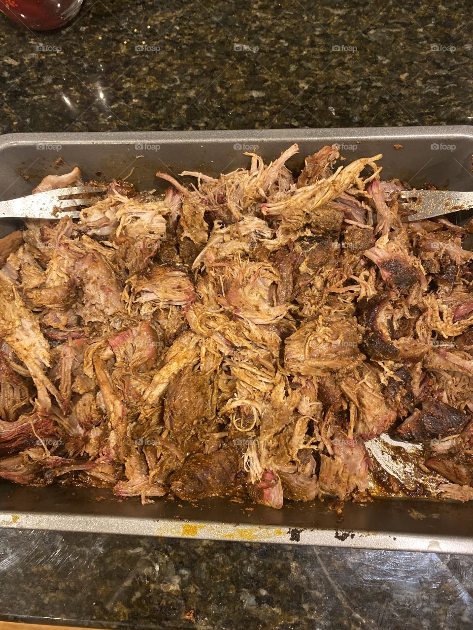 Smoked pulled pork